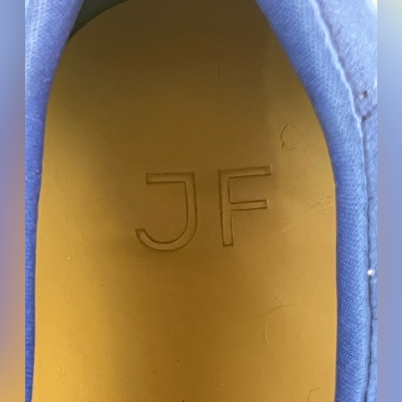 JF - Platform Royal Blue Suede Slip-ons - Picture 6 of 7